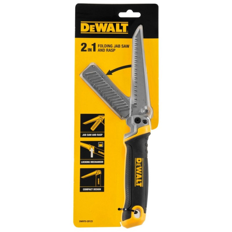 Fierastrau pliabil pentru gips-carton, cu razuitor, DeWALT tip DWHT0-20123