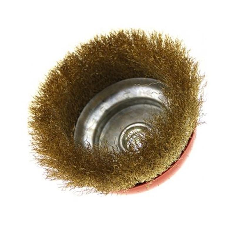 Perie sarma cupa OSBORN - 100 mm, fir 0,3mm alamit, filet M14
