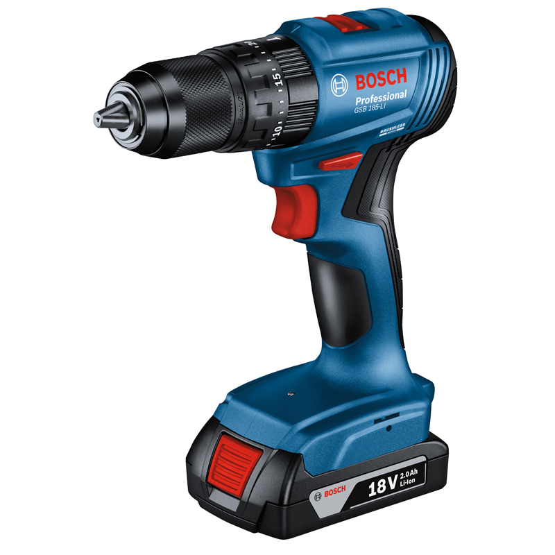 Masina de gaurit cu percutie BOSCH GSB 185-LI, Li-Ion, 50 Nm, solo