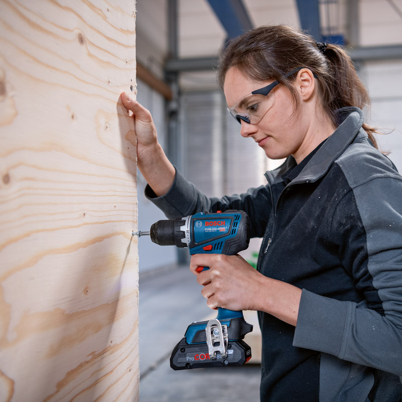 Masina de gaurit/insurubat cu acumulator ProCORE 2x18V/4Ah, 64Nm, BOSCH GSR18V-90C