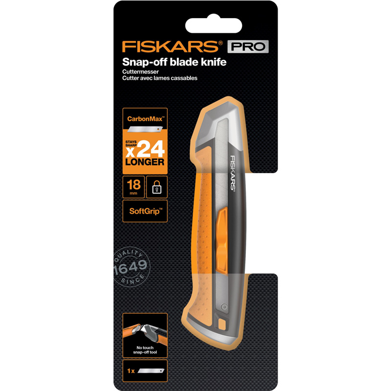 Cutit CarbonMax SNAP-OFF, lama fractionabila 25mm, Fiskars