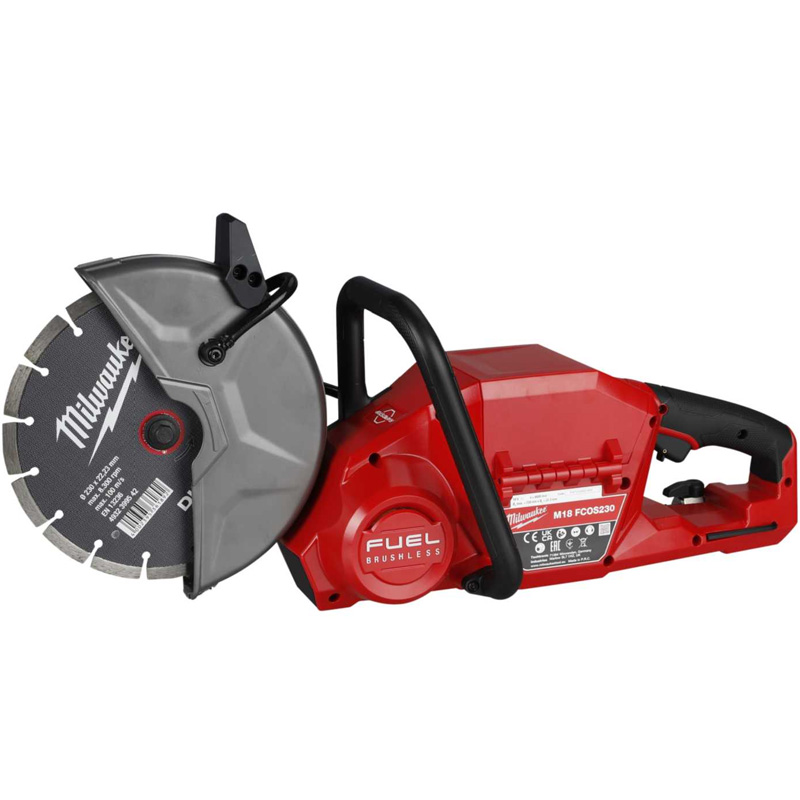 Debitator MILWAUKEE cu acumulatori 18V, 12Ah FORGE™, disc 230mm, tip M18FCOS230-121a