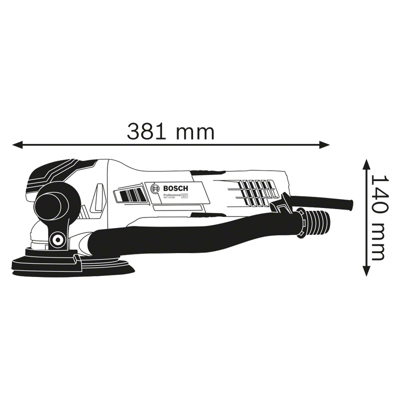 Slefuitor cu excentric tip GET 75-150