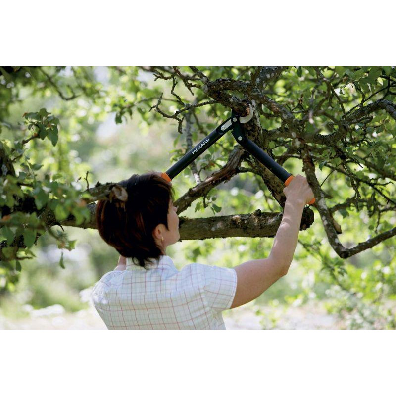 Foarfeca de mana bypass (S), pas cu pas, Fiskars tip PowerGear™ L72, 500mm