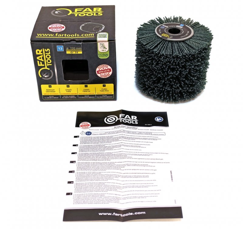 Perie fir nylon abraziv, A36, pentru slefuitor / restaurator REX - Energybrush