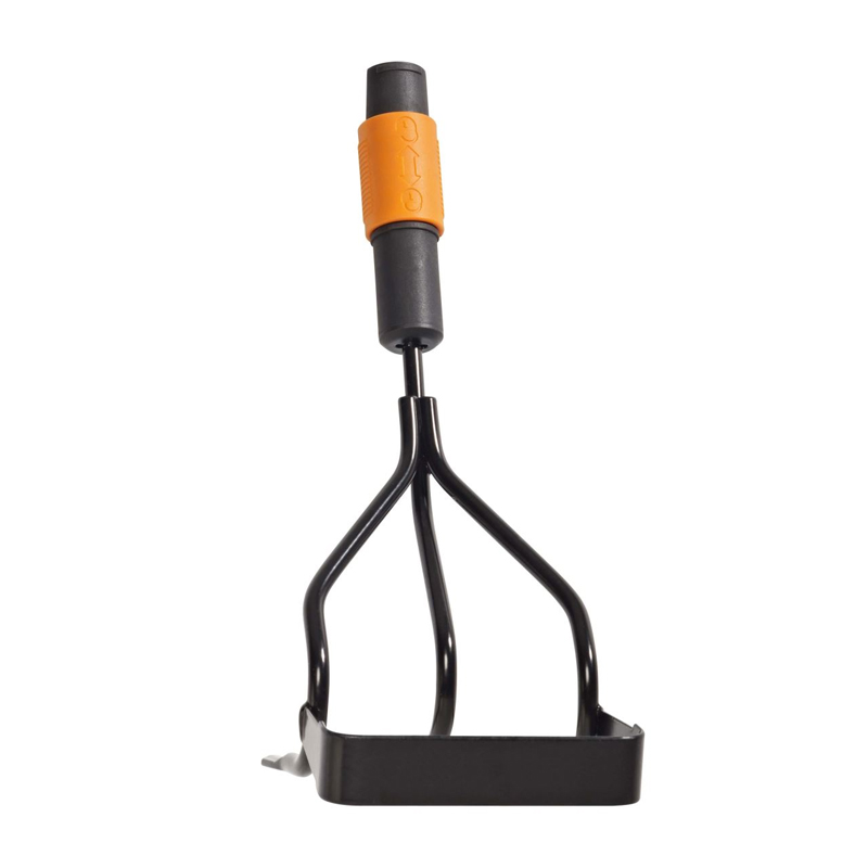 Cultivator cu 3 dinti si razeta Fiskars, 415 x 125 mm, 510 g, QuickFit™