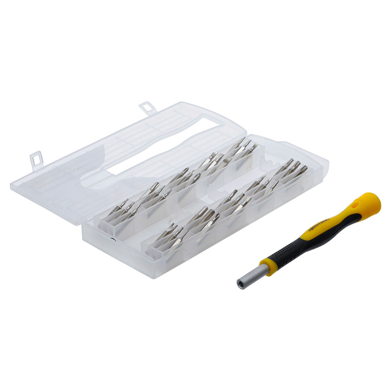 Set 31 varfuri de precizie + maner rotativ, tip BG-20831