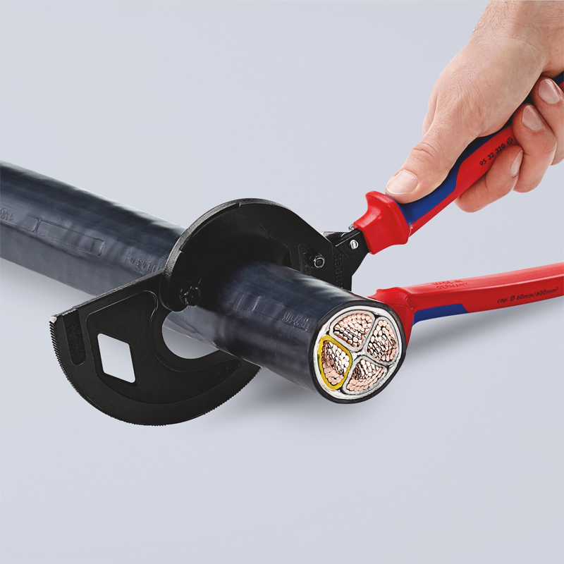 Cleste de taiat cabluri ranforasate cu otel, max Ø 60 mm, L=320 mm