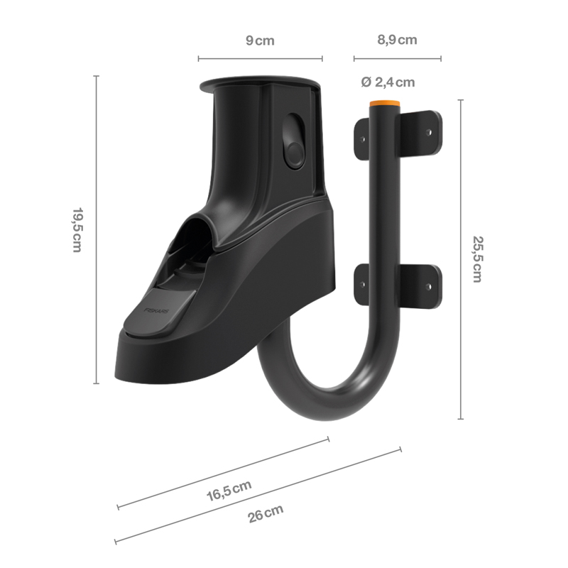 Suport fixare perete pentru tambur Fiskars 1025932 XL