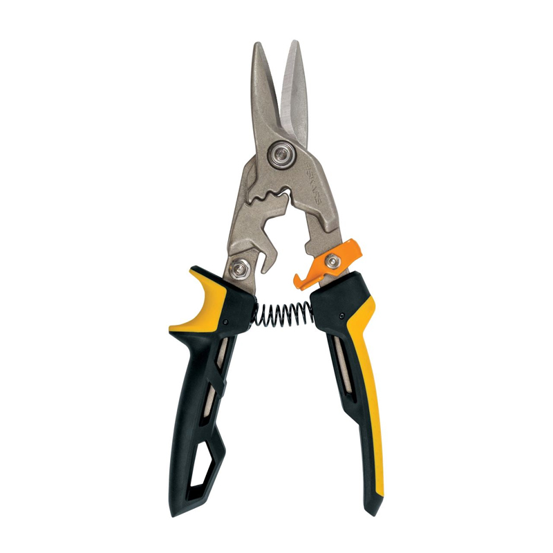 Foarfeca pentru tabla, tip PowerGear™, taietura dreapta, Fiskars