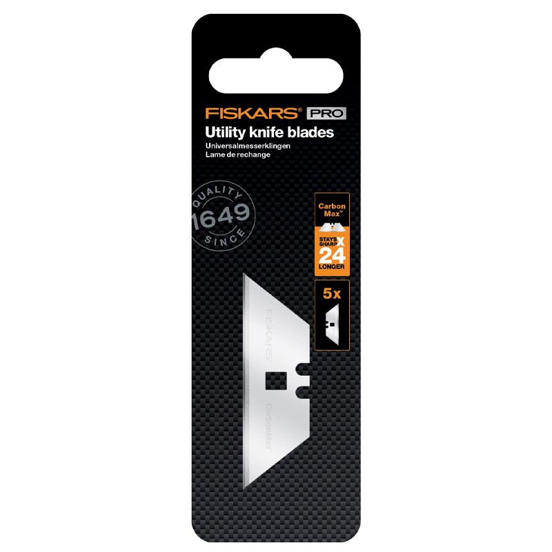 Set 10 lame trapezoidale CarbonMax, Fiskars