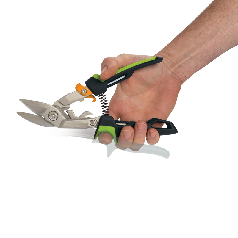 Foarfeca pentru tabla, tip PowerGear™, taietura pe dreapta, Fiskars