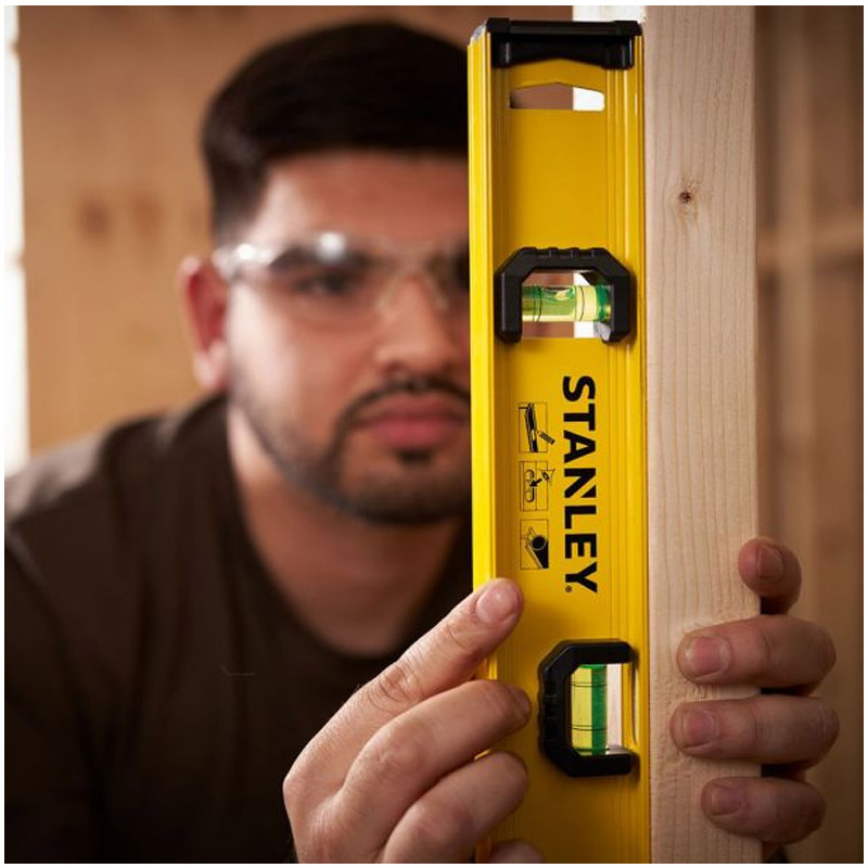 Nivela I-BEAM Level STANLEY®, 2 fiole, 30 cm