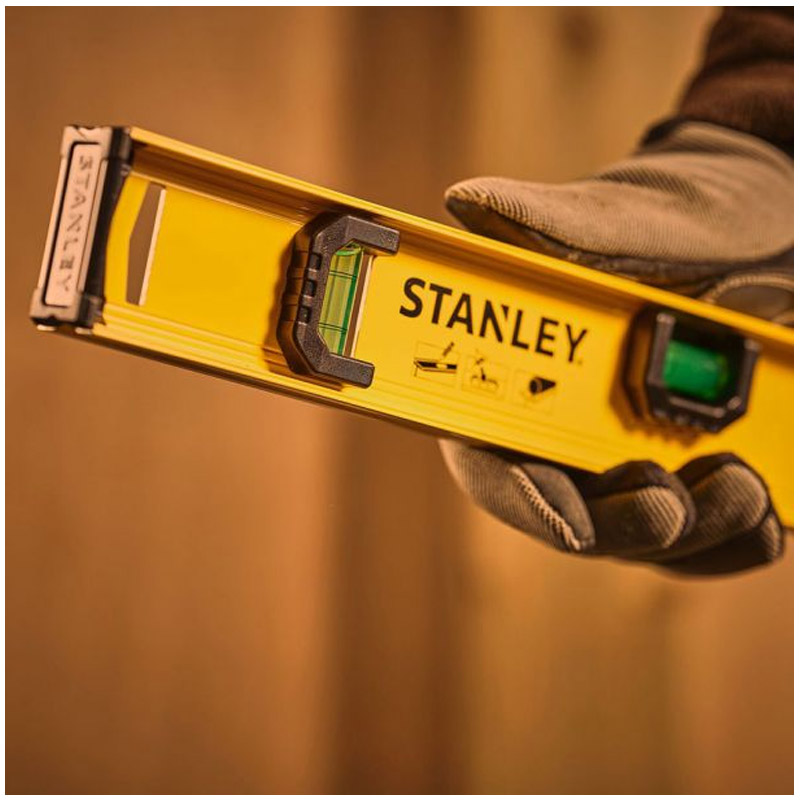 Nivela I-BEAM Level STANLEY®, 2 fiole, 30 cm