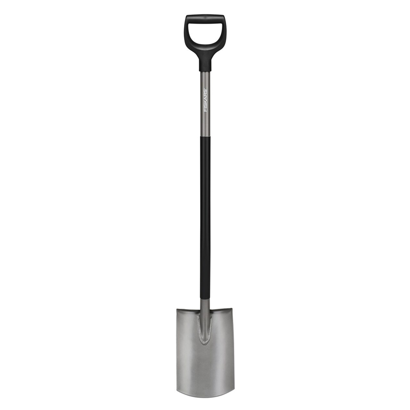 Cazma pentru plantat si bordurat, varf rotunjit, tip Ergonomic™, Fiskars