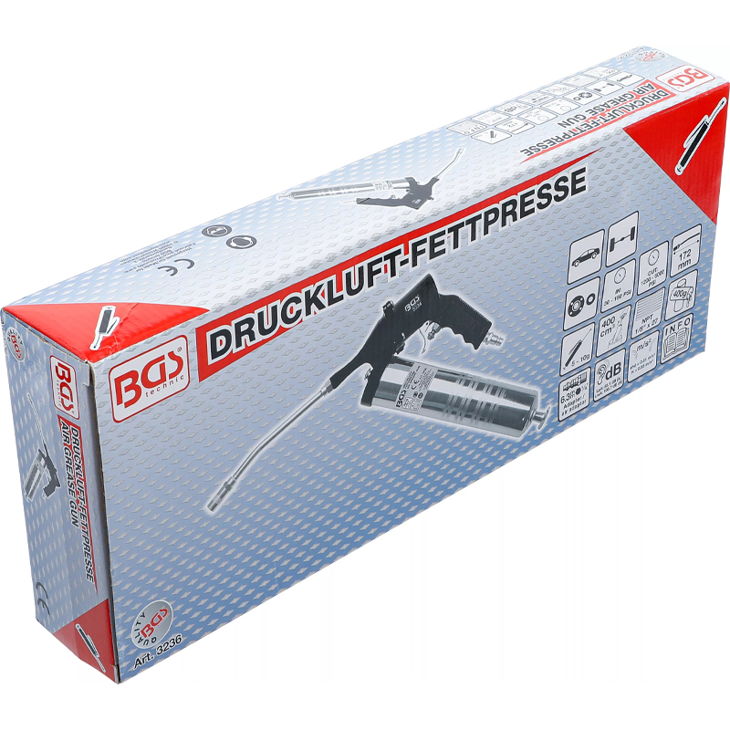 Pistol de gresat pneumatic, 400ml, BGS 3236