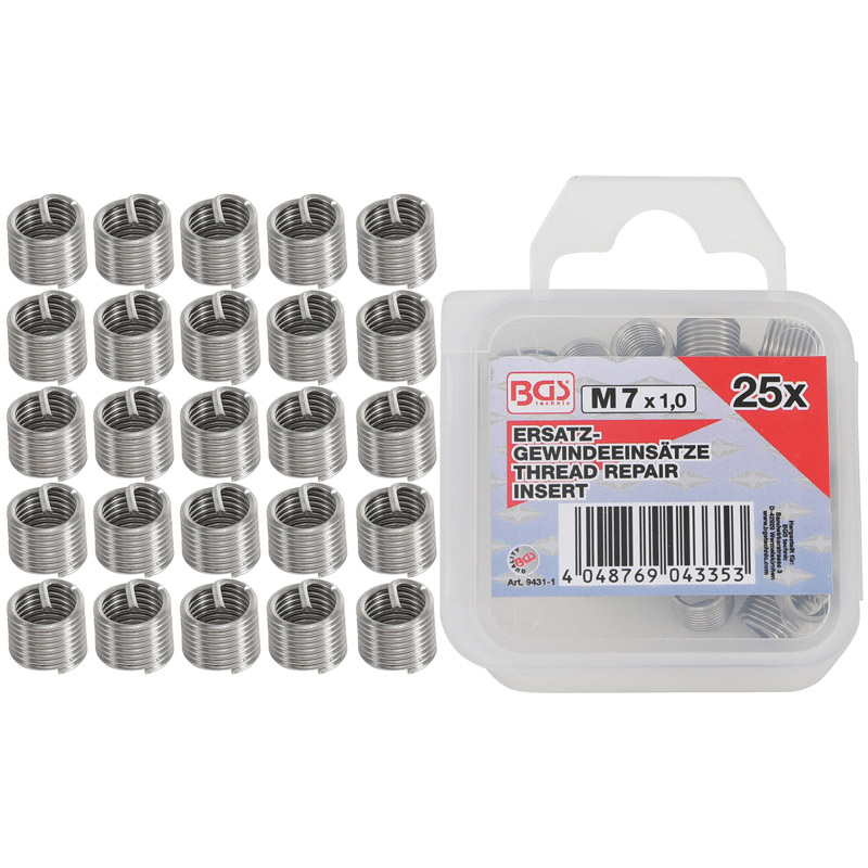 Set 25 adaptoare filetate de schimb, M7 x 1.0 mm, pentru BG-9431