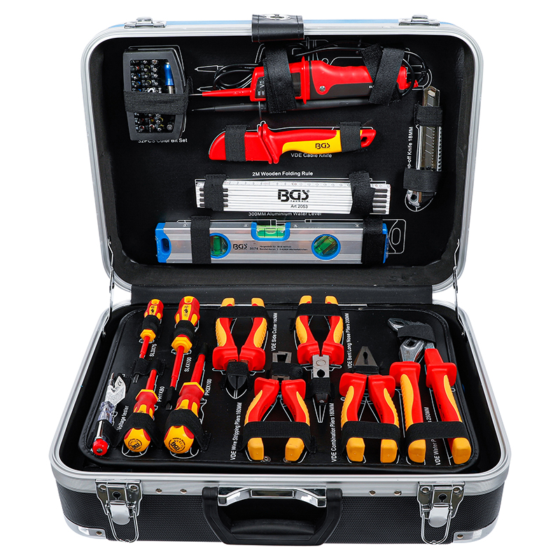 Trusa 118 piese pentru electricieni, BGS