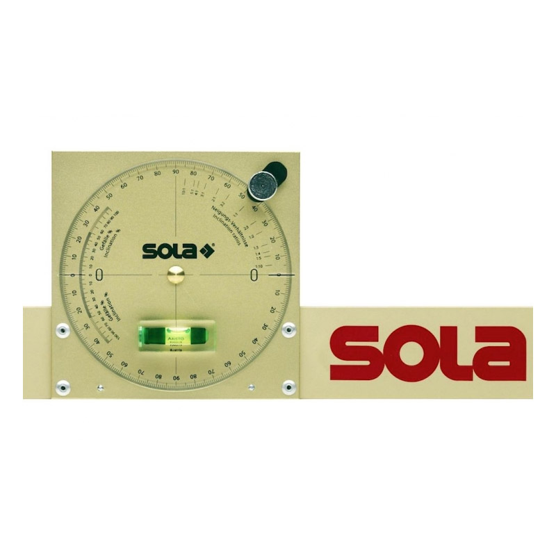 Inclinometru disc SOLA - APN 60 T, 60x13 cm, 1 bula, cu geanta