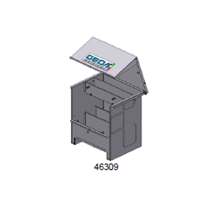 Cutie transport lucruri pe elevator tip scara, Geda Liftbox