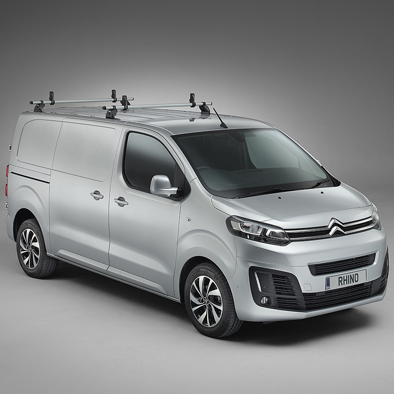 2 bare portbagaj aluminiu KammBar Pro Ford Transit Courier 2014 - 2023