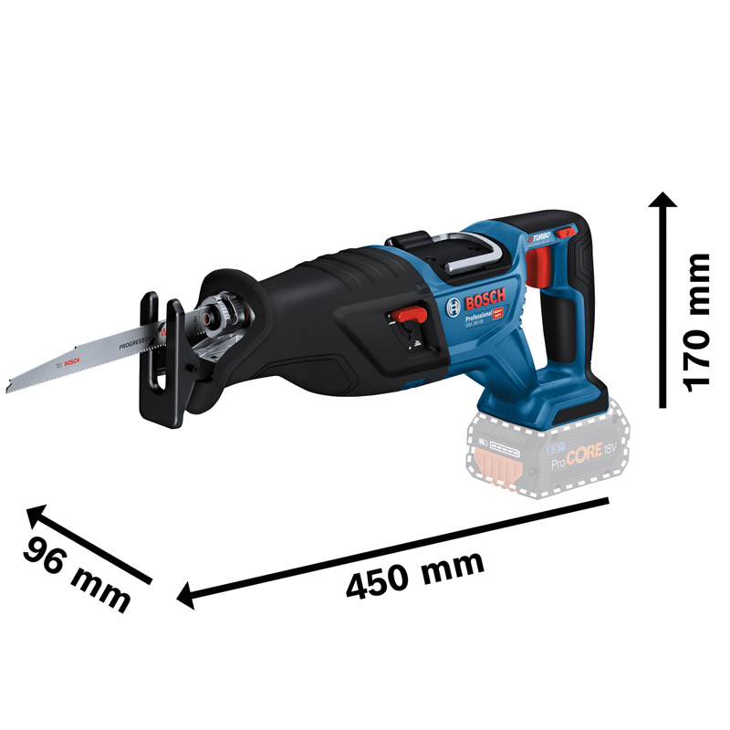 Fierastrau alternativ (sabie) 18V, SOLO, tip GSA 185-LI