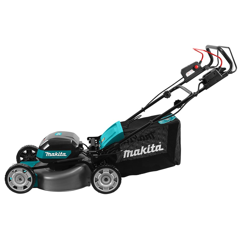 Masina de tuns iarba compatibila cu acumulatori 40V, 48cm, cu autotractare, Makita, tip LM001GZ, autotractare, SOLO