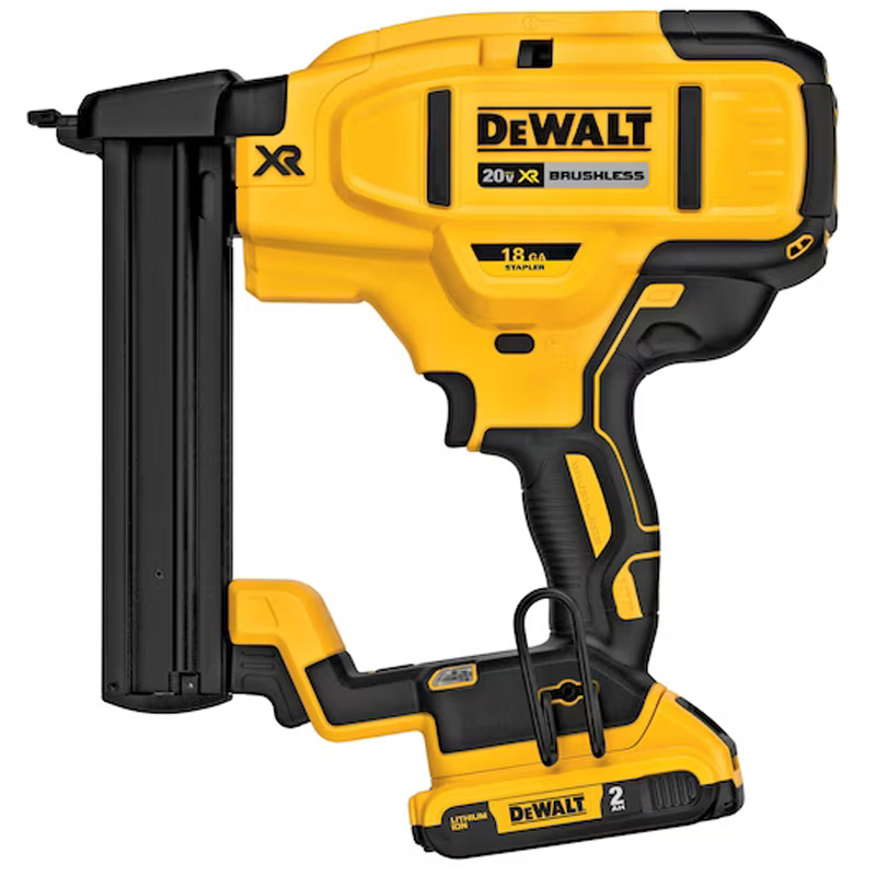 Pistol pentru capse si cuie cu acumulatori 18V XR 2x2.0 Ah Li-Ion, 12-38mm, DeWalt DCN681D2-QW