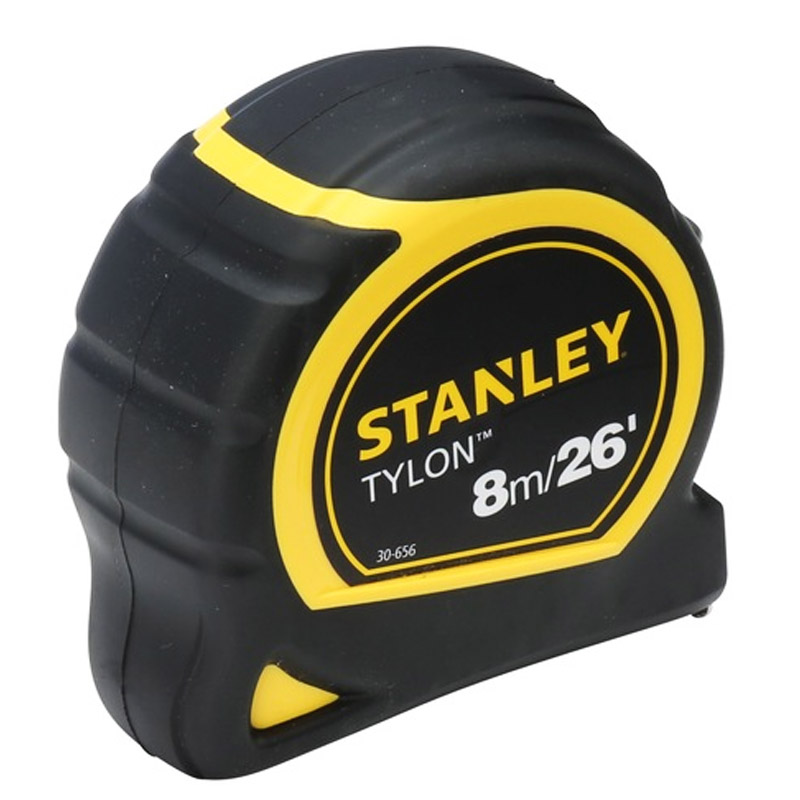 Ruleta TYLON cu protectie cauciuc 8m, Stanley 0-30-656