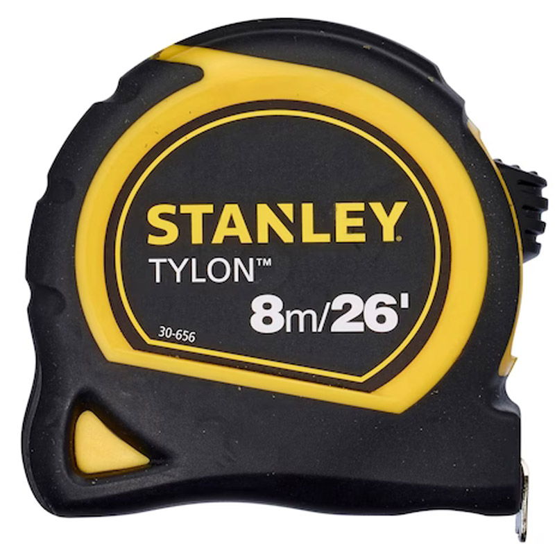 Ruleta TYLON cu protectie cauciuc 8m, Stanley 0-30-656