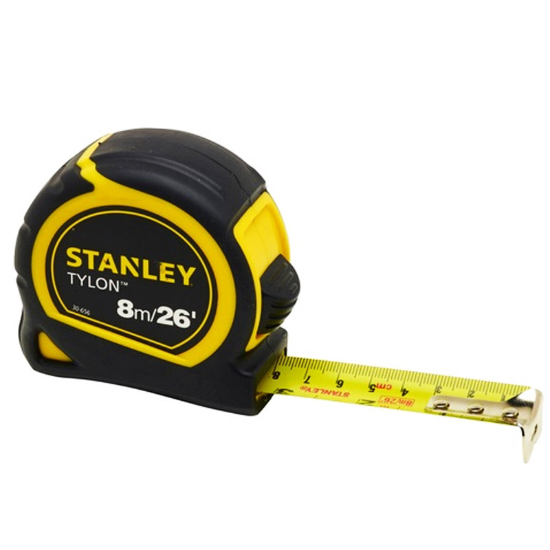 Ruleta TYLON cu protectie cauciuc 8m, Stanley 0-30-656