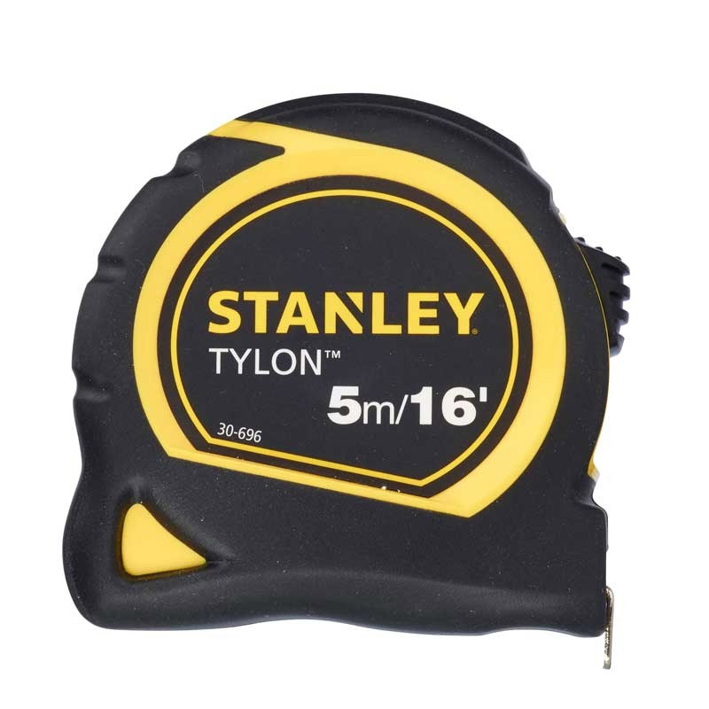 Ruleta STANLEY® TYLON cu protectie cauciuc, 5 m / 16`