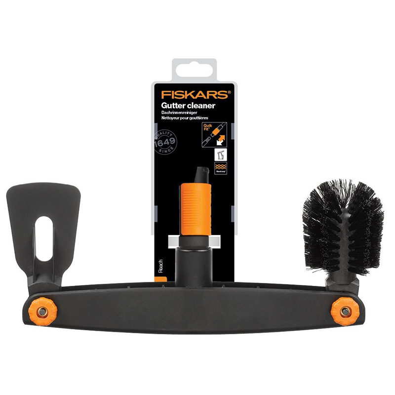 Curatator pentru jgheaburi Fiskars QuikFit, 340 mm, 340 g