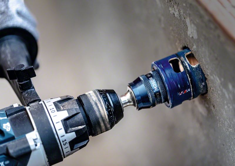 Adaptor carote BOSCH 2608900526, Expert Power Change Plus, coada hex., burghiu TCT