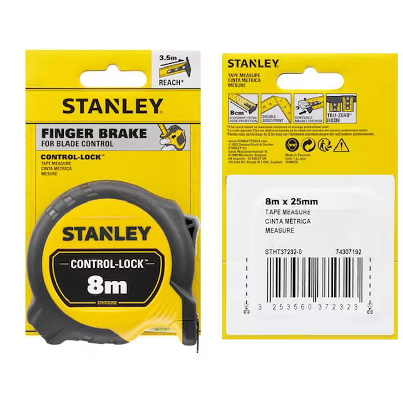 Ruleta magnetica STANLEY® Control-Lock™, 8 m