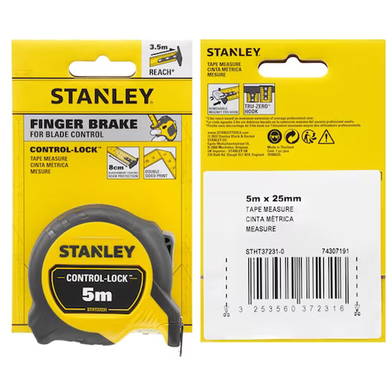 Ruleta magnetica STANLEY® Control-Lock™, 5 m