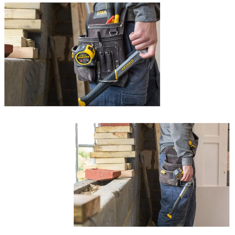 Suport scule cu prindere la centura, din piele, STANLEY