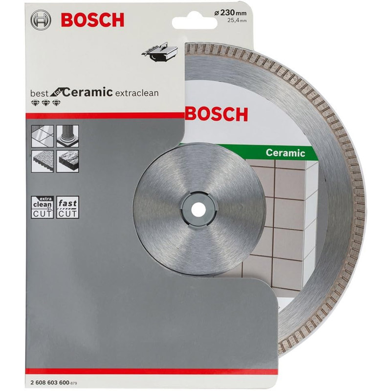 Disc diamantat Best Ceramic Extraclean Turbo, pentru marmura si ceramica, 230x25.4 mm