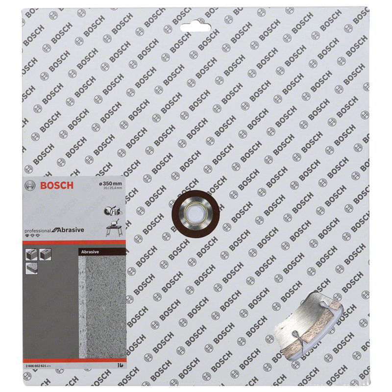 Disc diamantat Standard Profesional, pentru materiale abrazive, 350x20/25.4 mm
