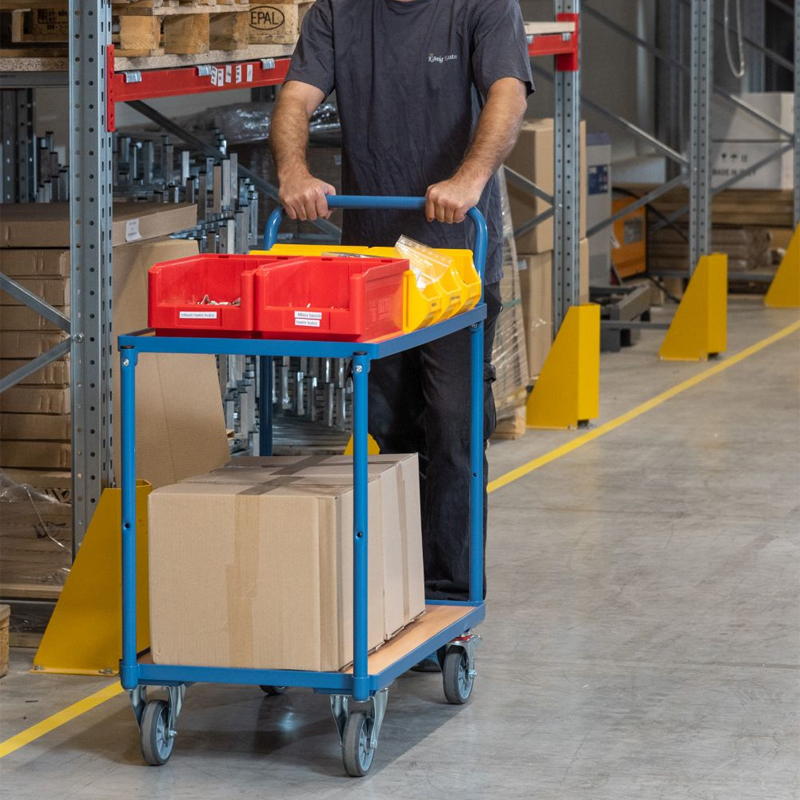 Carucior industrial, 3 polite, capacitate 300 kg, RUNNER SMALL 3AC