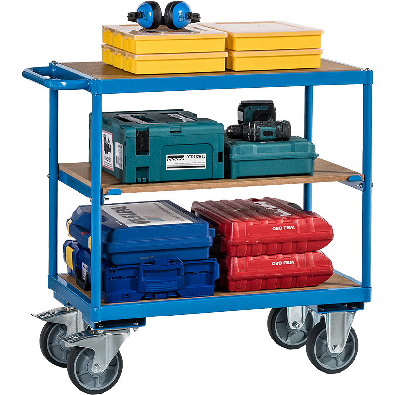 Carucior industrial, 3 polite, capacitate 300 kg, RUNNER SMALL 3AC