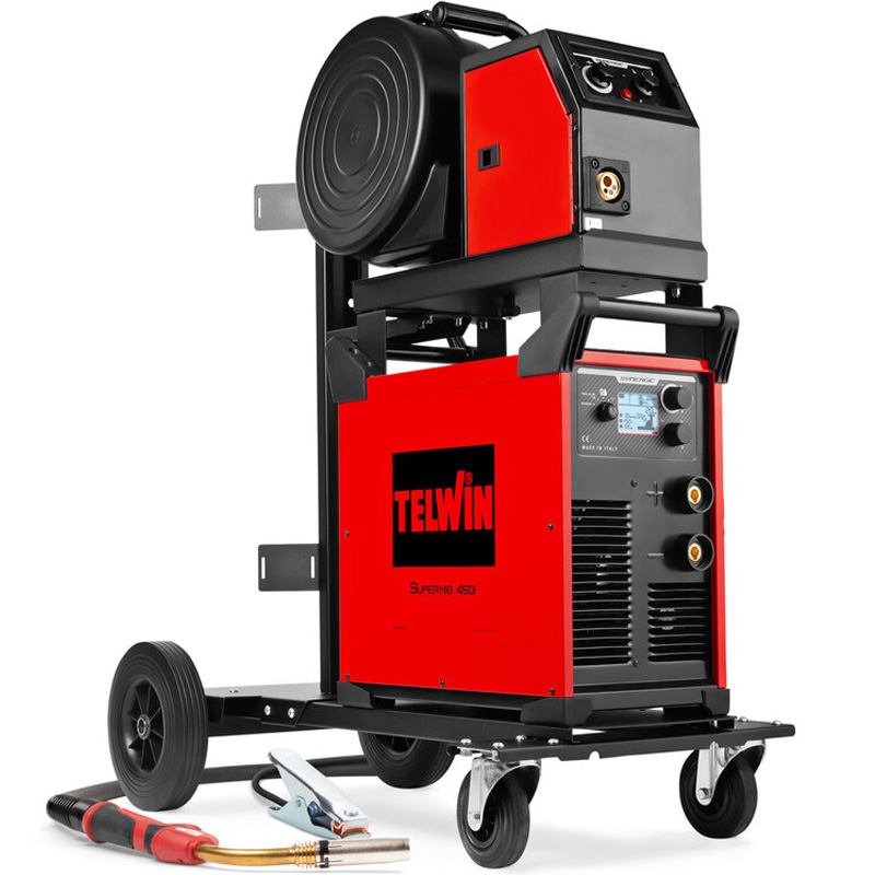 Aparat de sudura multiproces MIG/MAG SUPERMIG450i, carucior, Telwin