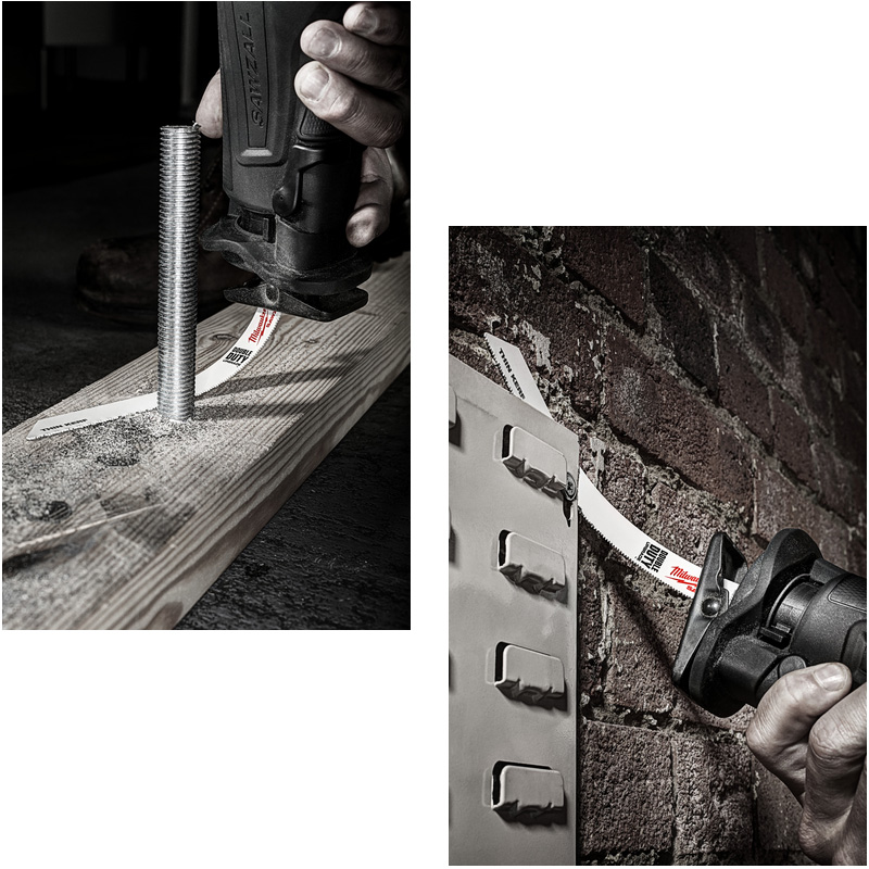 Set 5 panze THIN KERF pentru lucrari in metal, pentru fierastraie sabie, bimetal, SIH 230/1.4 mm-18 TPI