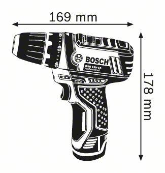 Masina de gaurit/insurubat cu 2 acumulatori 12V 2.0Ah, tip GSR 12V-15