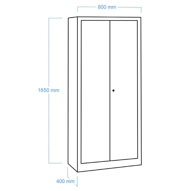 Dulap pentru depozitare, 4 polite, LIGHT 1850/800