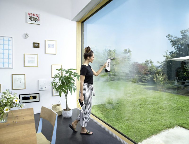Curatitor de ferestre Karcher WV2 + KV4 WHITE