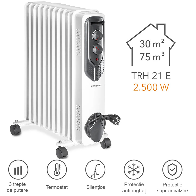 Radiator (calorifer) pe ulei TRH 21E, 2500W