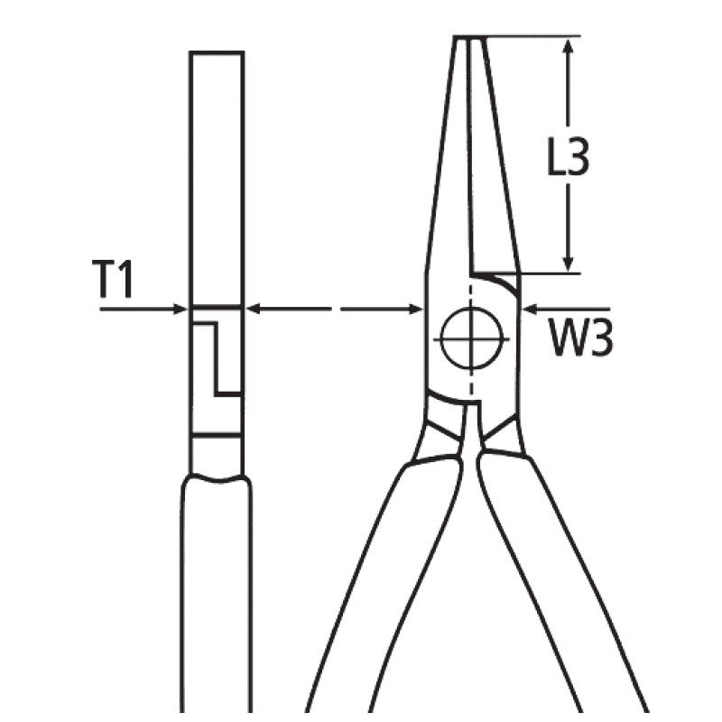 Cleste cu varf plat, 140 mm