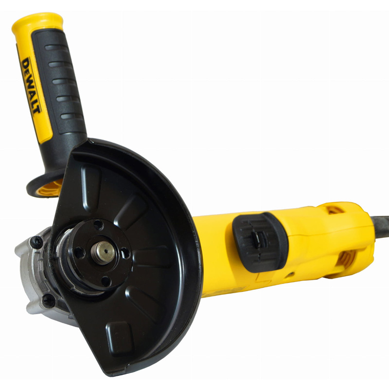 Polizor unghiular DeWALT, 125mm, 1400W, 11500rpm, cu clapeta de siguranta, tip DWE4233-QS