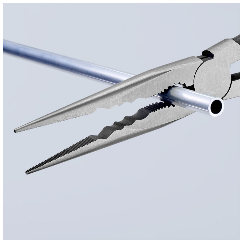 Cleste pentru montaj, cu cioc lung drept si profile transversale, 280 mm